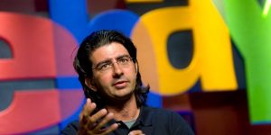 Pierre Omidyar, founder and chairman of the board of eBay, speaks at the eBay Developer's Conference in Boston, Massachusetts, Wednesday, June 13, 2007. (Photo by JB Reed/Bloomberg via Getty Images)